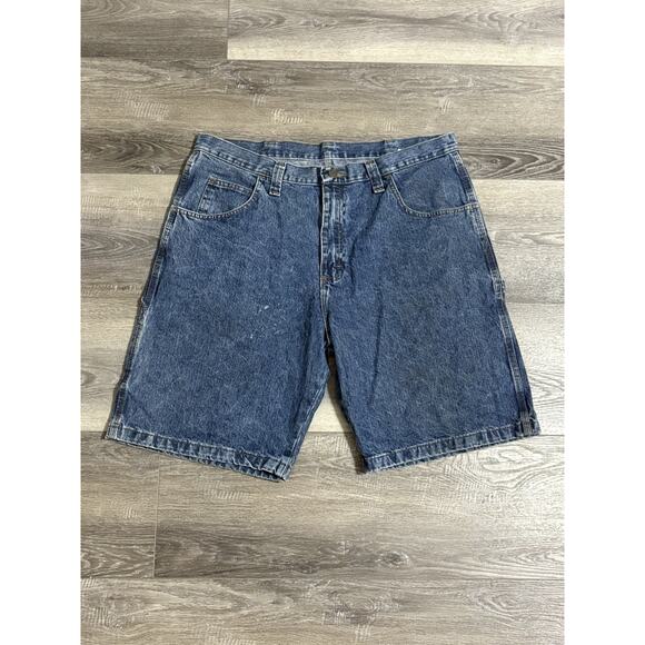 Wrangler Carpenter Denim Jorts Shorts Jorts Skater Y2K Streetwear - Men’s 38 - Picture 5 of 11